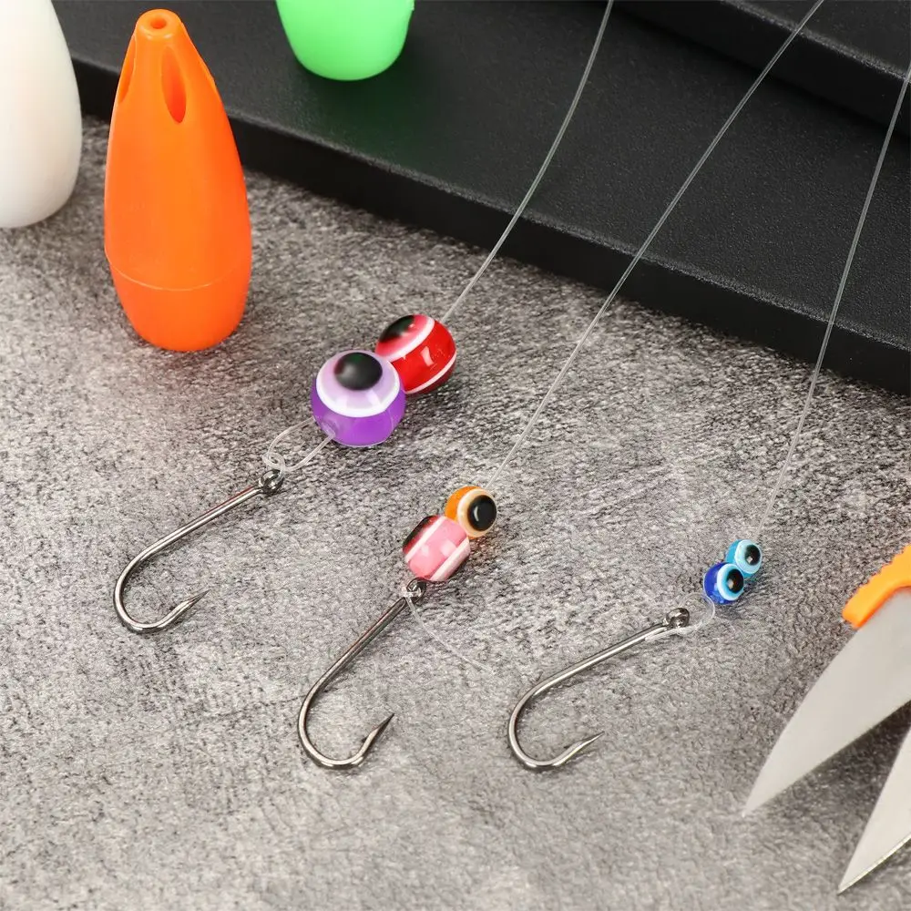 مجموعة من حبات الصيد مع عين السمكة ، مادة مضيئة ، 6 ، 8 ، كيس واحد ، تصنعه بنفسك ، تصنعه بنفسك ، تصنعه بنفسك #4