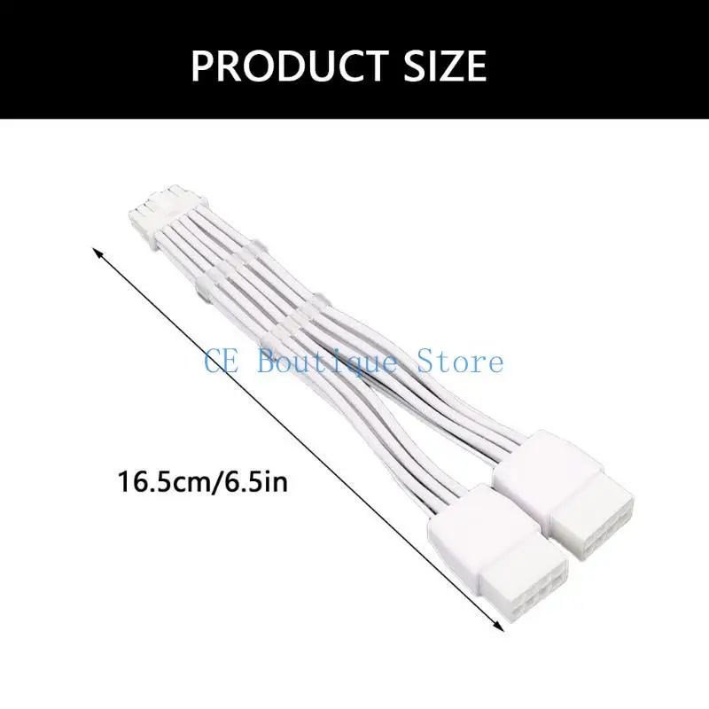 652F مزدوج 8pin إلى 16Pin كابل الطاقة GPU لبطاقات الرسومات الحديثة سلك 12VHPWR
