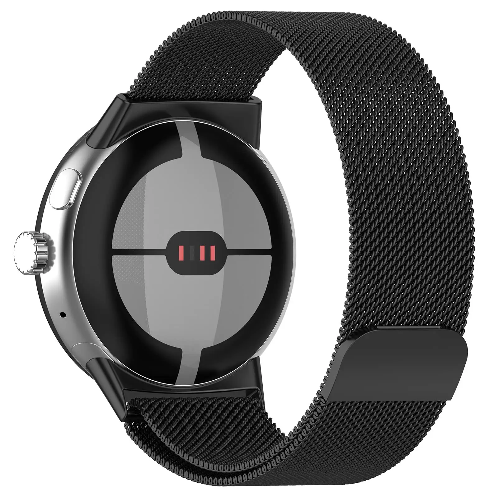 Milanese lus voor Google Pixel Watch 3 band 45 mm accessoires Metalen roestvrijstalen riemarmband correa voor Pixel Watch 3 Band