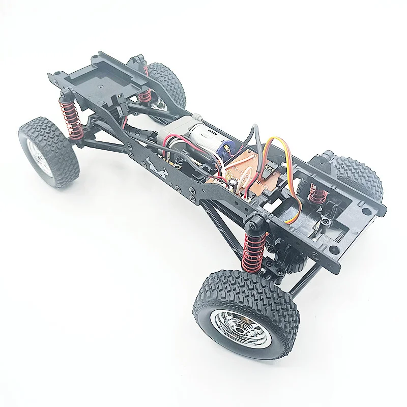 MN MN78 MN-78 RC Car Spare Parts Modified Metal Four-wheel Drive Frame Assembles Model Housing Motor Wave Box Steering gear Tire