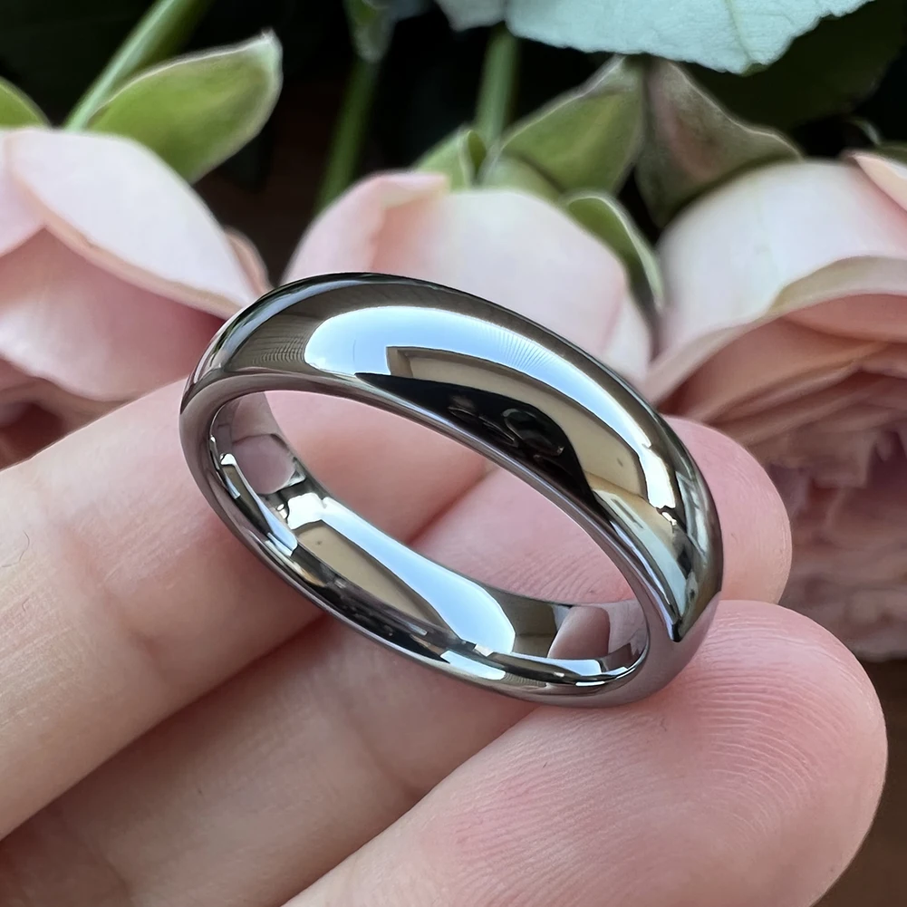 3MM Wemen der Wolfram Hochzeit Ringe Für Männer Mode Engagement Gewölbtem Bands Poliert Fertig Komfort Fit – Detail 7