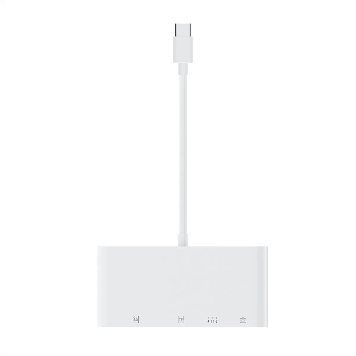 ☶❈＊♥AC709-5 in 1 Smart Card Reader Type C to SD TF Card Memory Reader Flash Drive OTG Adapter USB 2.0 TYPE-C Card Reader