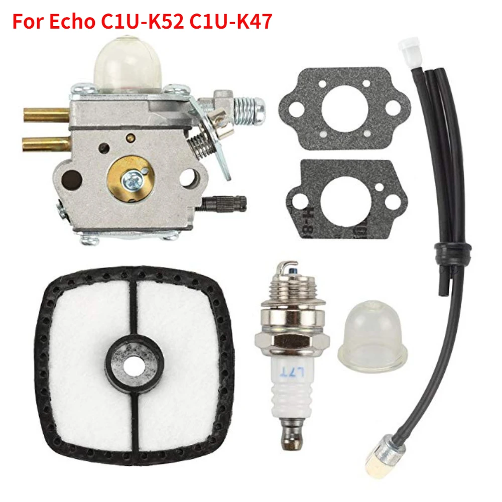 Carburetor Kits For Echo PE-2000 PE-2400 GT-2000 GT-2400 SRM-2100 SHR-210 SHC-1700 SHC-2100 Garden Chainsaw Carb C1U-K52 C1U-K47