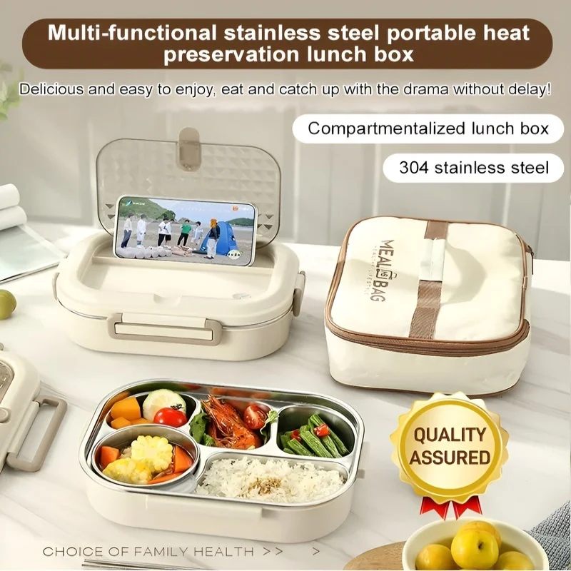 

Portable Lunch Container for OntheGo Keeps Food and