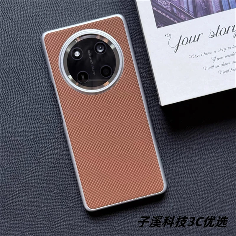 Case For Honor X9C Magic 7 Lite 5G Case Slim Matte Leather Hard Phone Back Cover Stylish Electroplate Shell Shockproof Bumper view 3