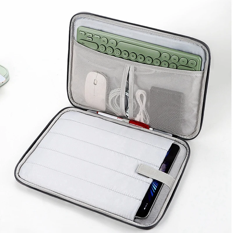 A35Q-Multi-Functional Portfolio Travel File Organizer For 12.9-13 Inch Tablet Sleeve Case Tablet Carrying Bag