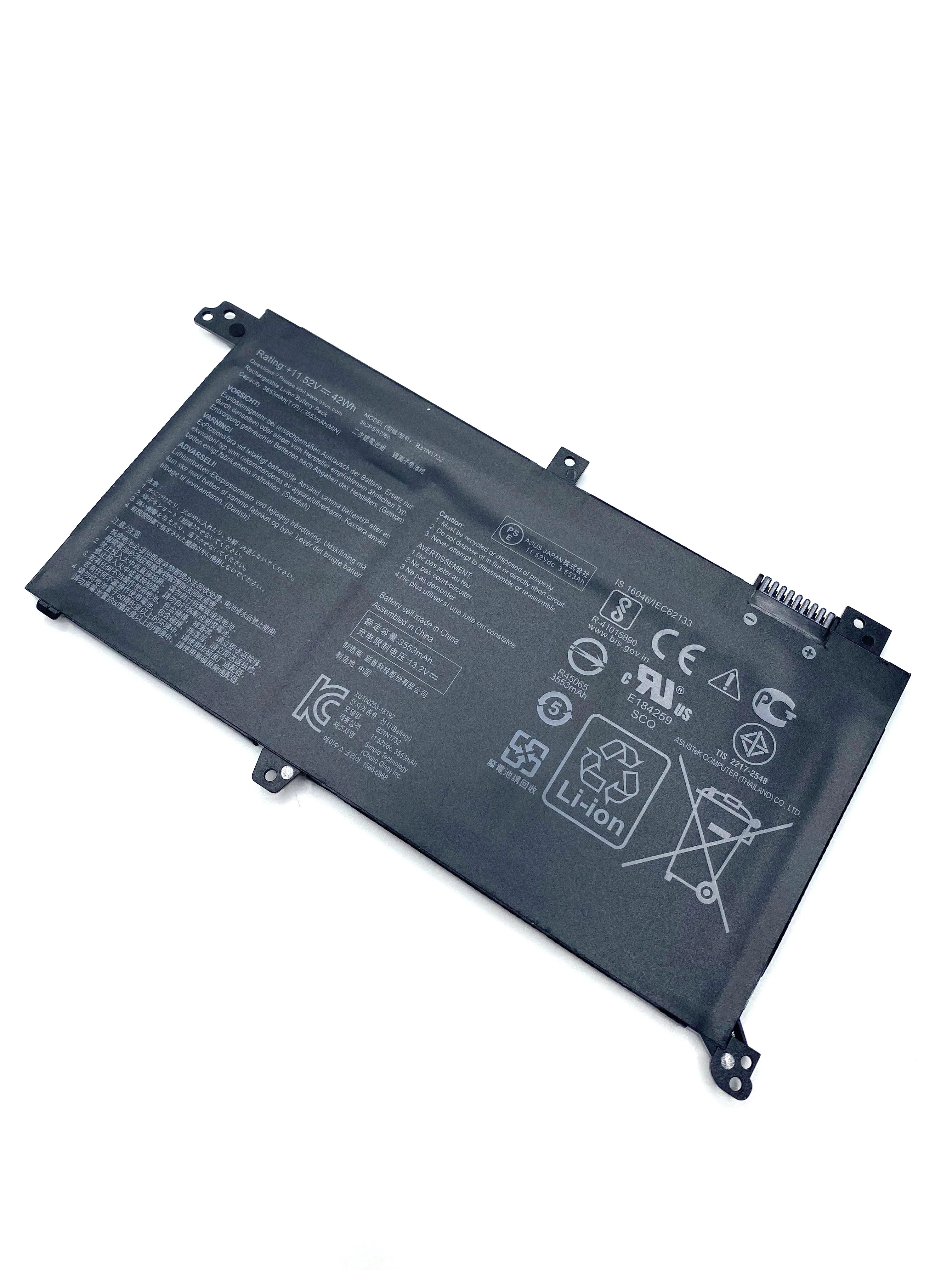 New Original B31N1732 42Wh Laptop Battery For ASUS VivoBook X430UA X430UF X430UN X430FA X430FN X571G X571LH X571GT S4300F S4300U