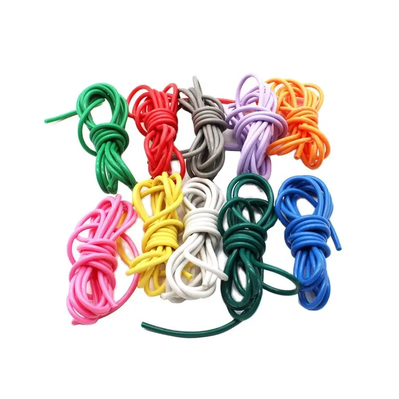 2m PVC 4mm Welding Wire Red Green Blue Pink Purple White Black Yellow Orange Grey Brown