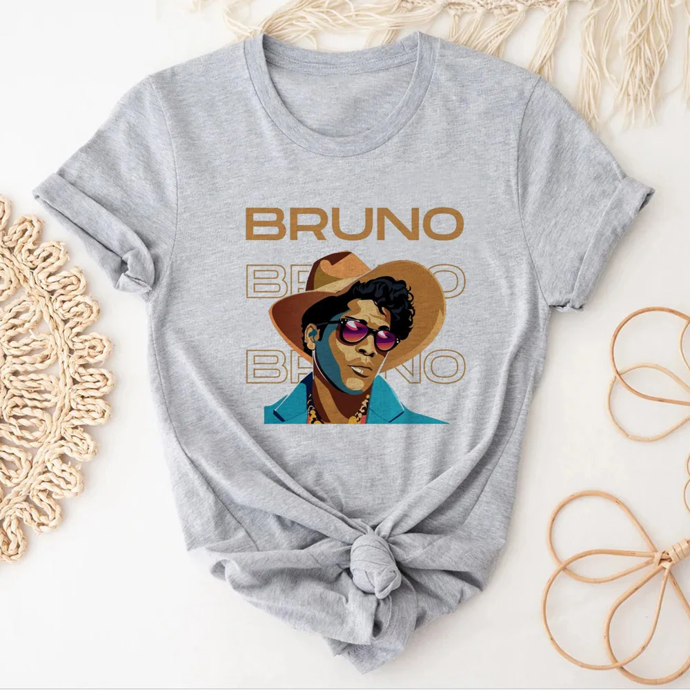 Bruno Mars t-shirty damskie streetwear komiks harajuku t shirt dziewczyna śmieszne ubrania anime