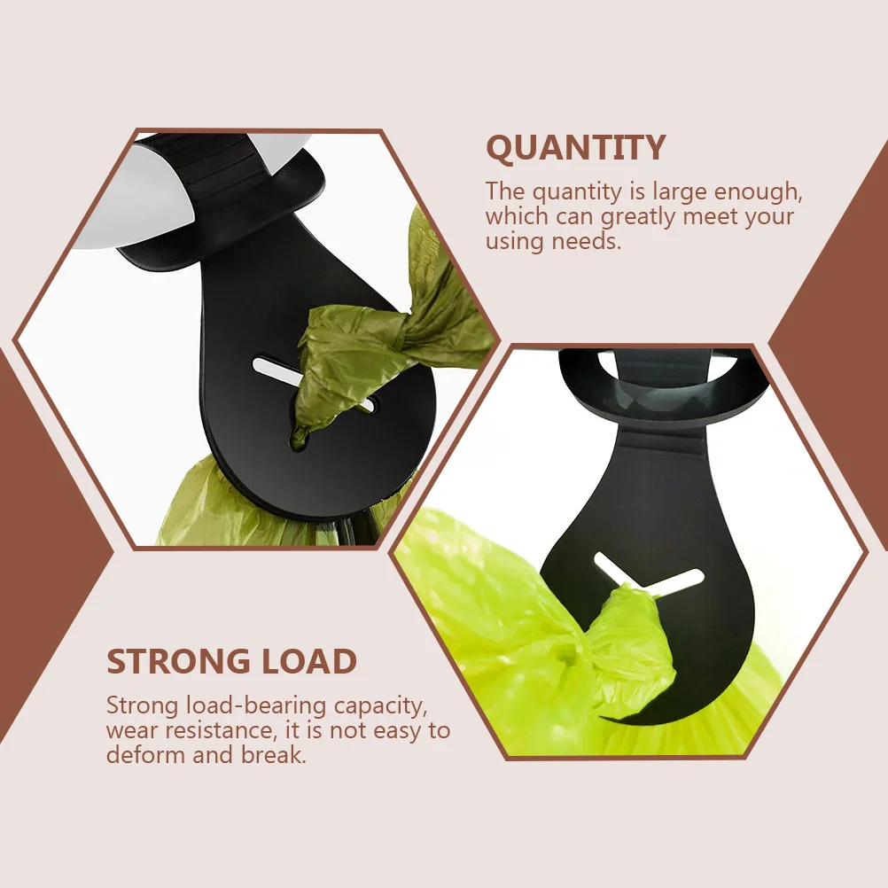 

3pcs Pet Garbage Holders Dispenser Outdoor Dog Poop Bag Clips Strong Load-Bearing Wear-Resistant Easy Carry Odor-Free For Dog