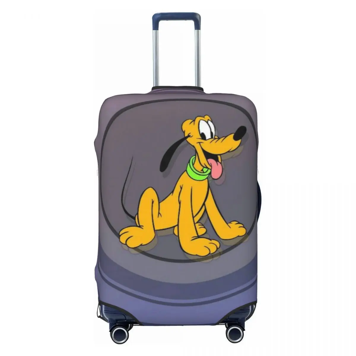 

Custom P-Pluto Cartoon Suitcase Cover Washable Luggage Covers Protector for 18-32 inch