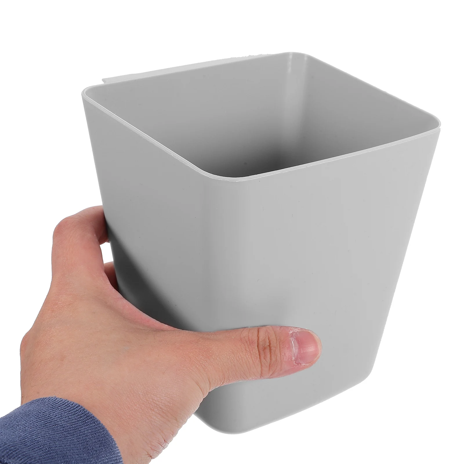

2pcs Storage Baskets Small Hanging Organizers White Grey Kitchen PP Material Rolling Cart Accessories File Folder