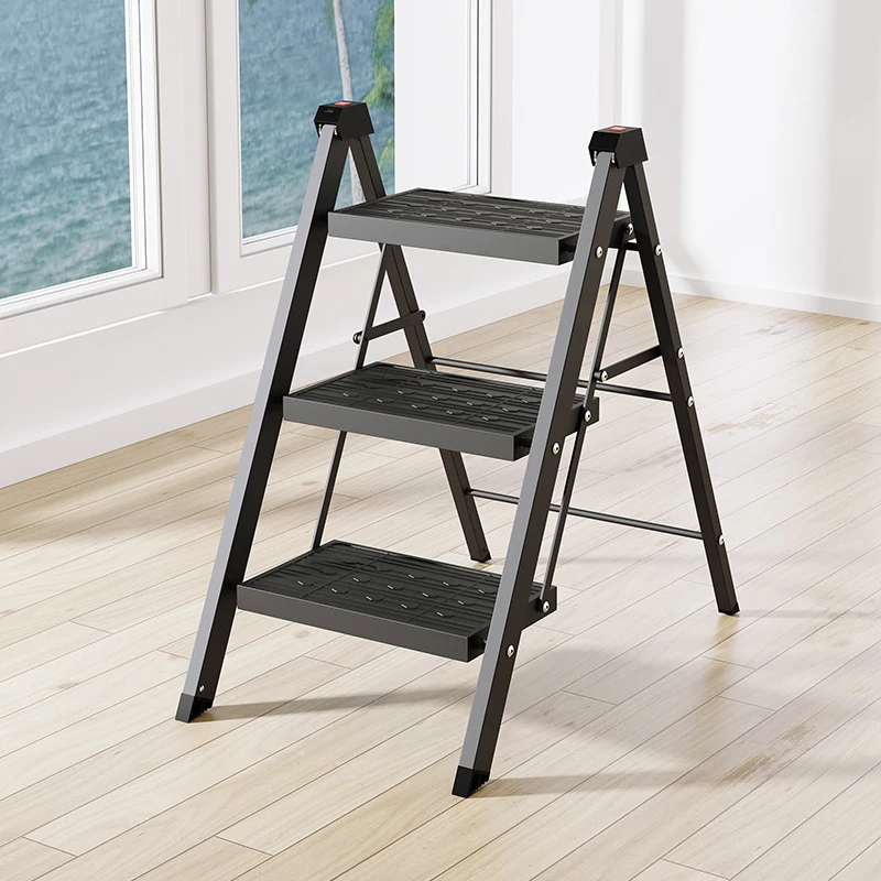 Household folding  Pool  3-step ladder Iron folding ladder stool