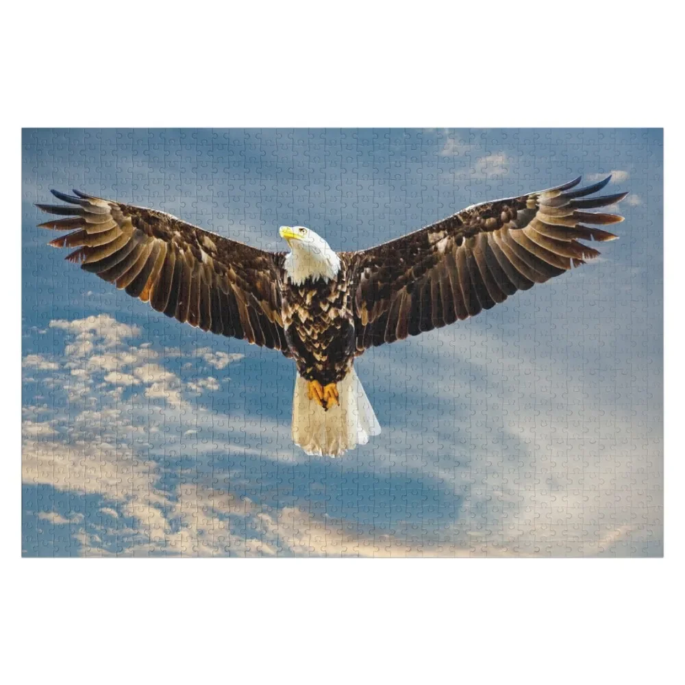 

Soaring Bald Eagle Jigsaw Puzzle Custom Gifts Personalised Puzzle