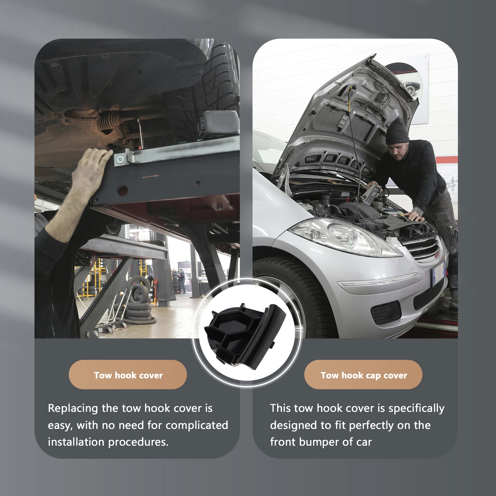 

Trailer Replacement Durable Tow Protector Weatherproof Car Easy Install For Trailer Accessories Hitch Cover For Trucks Car Tow