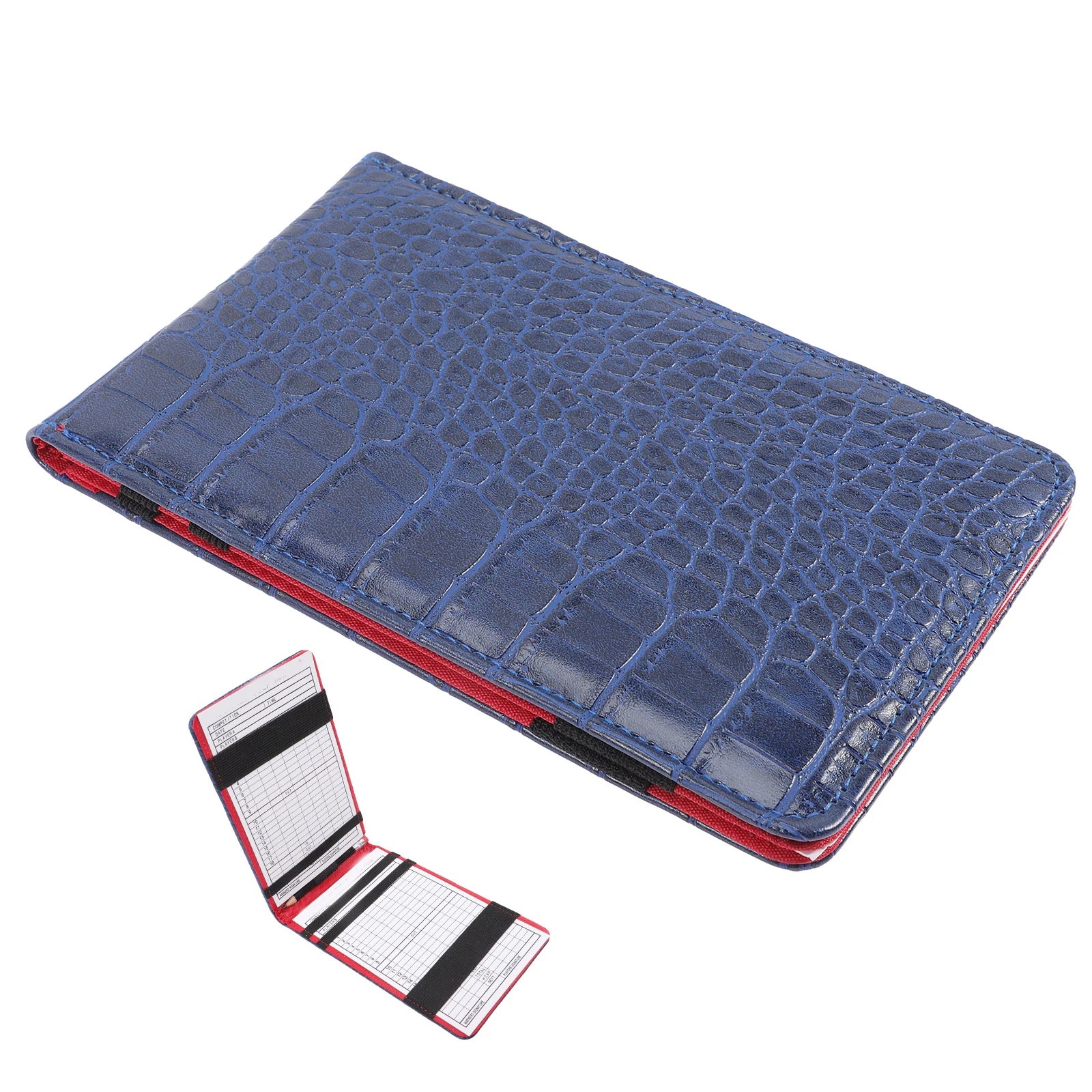 

Waterproof Golf Scorebook Cover Portable Scorecards Recording Notebook For Golfers Keeping Book Foldable Golf