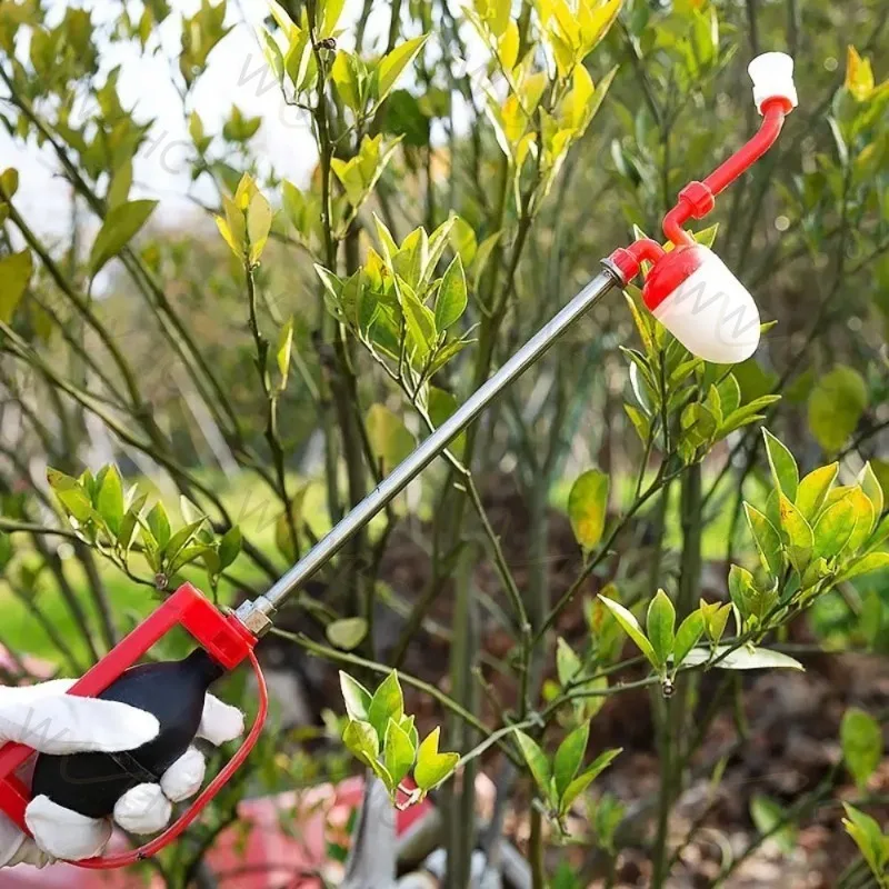 Garden Supplies Flower Pollinator Tool Manual Plastic Powder Sprayer Portable Tomato Pollinator Plant