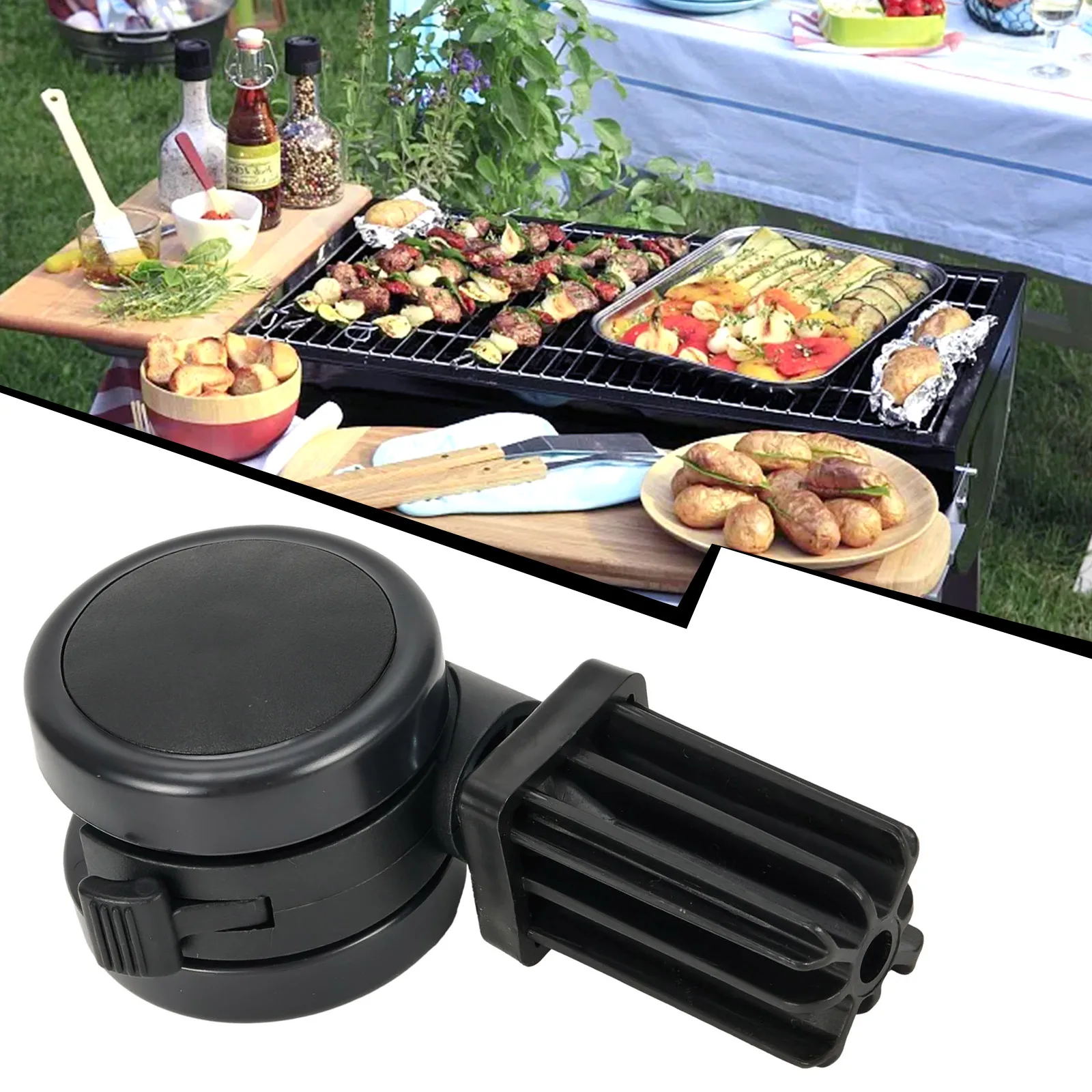 

BBQ Accesories Caster Wheel Gas Grills Easy Upgrade for Your Summit Grills Durable Caster Wheels 6414 306414