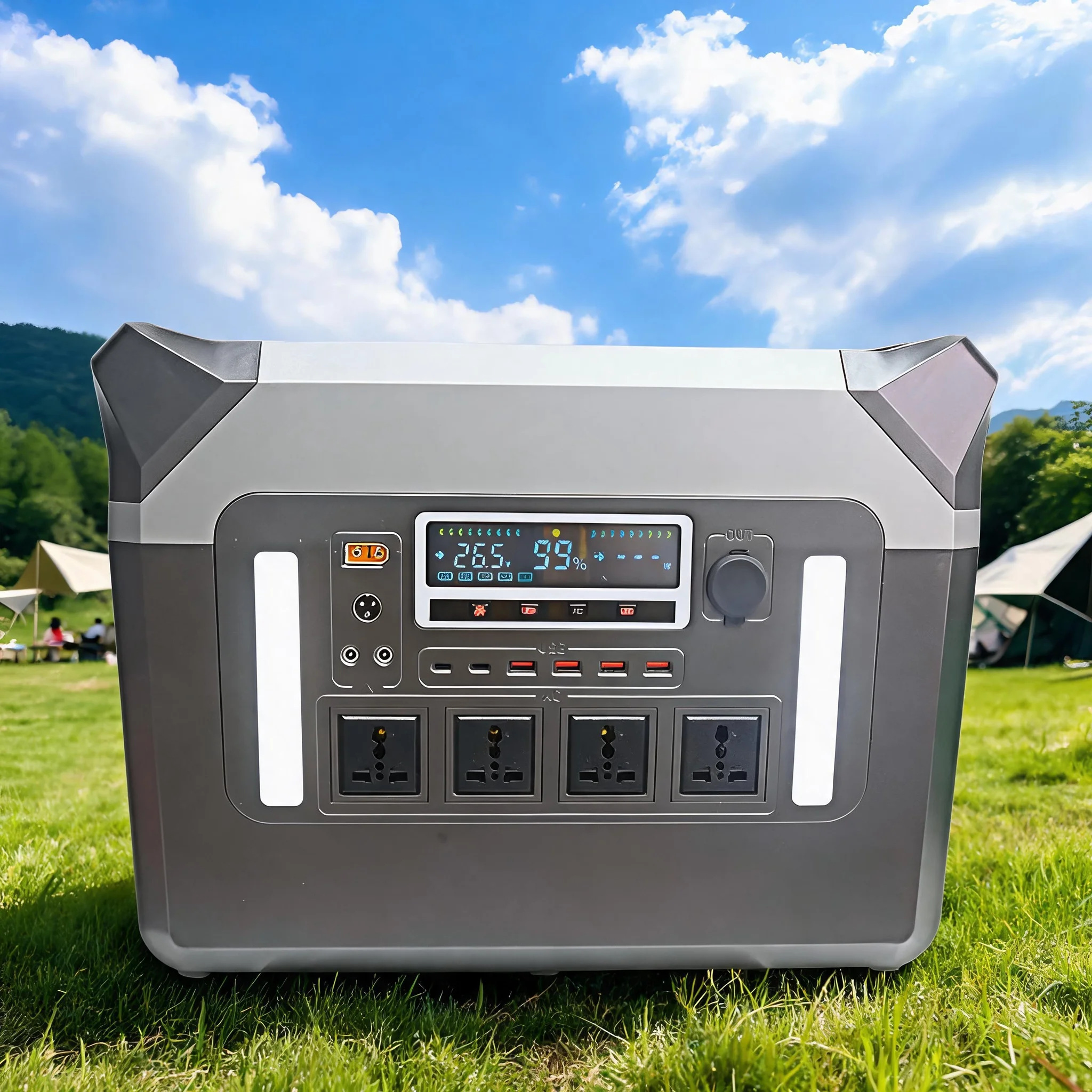 Best Rechargeable 3000W 2304WH Outdoor Solar Generating Lifepo4 Lithium Battery Generator Outdoor Portable Power Station