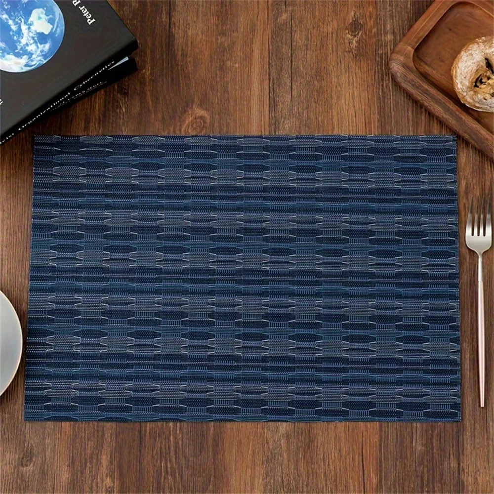 Washable PVC Placemat, Non-Slip Placemats, Heat Resistant Place Mats For Home
