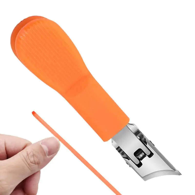 

Professional Nail Clippers Stainless Steel Wide Jaw Opening Nail Clippers Long Handle Fingernail Trimmer Slanted Nail Cutter For