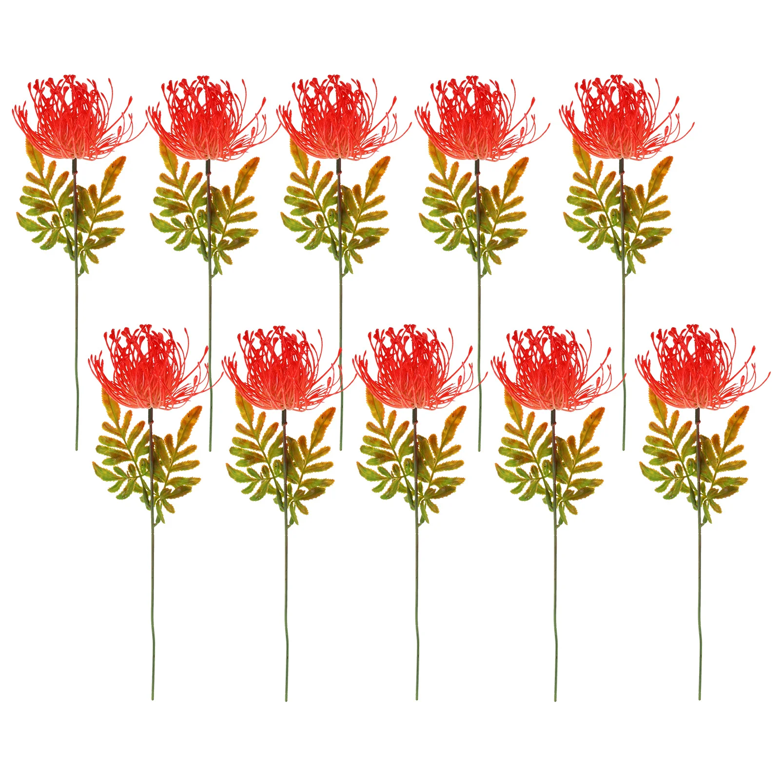 

Floral Bouquet Picks 10pcs Artificial Lily Stems Simulation Fake Flowers for DIY Party Wedding Table Centerpiece Decor