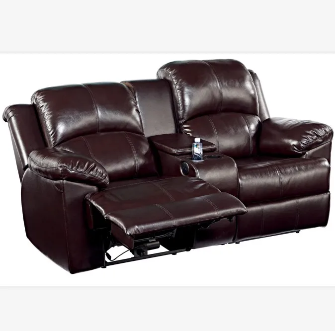 Factory Direct Sales High Quality Comfortable Single  Seat Double Seat Three Seat Leather Cinema Theater Recliner Sofa Chair