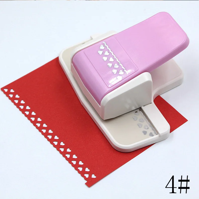 Punches Decorative Lace Edges Scroll Punch Embossing For Scrapbook Cards Easy To Operate  DIY Handcraft Tool