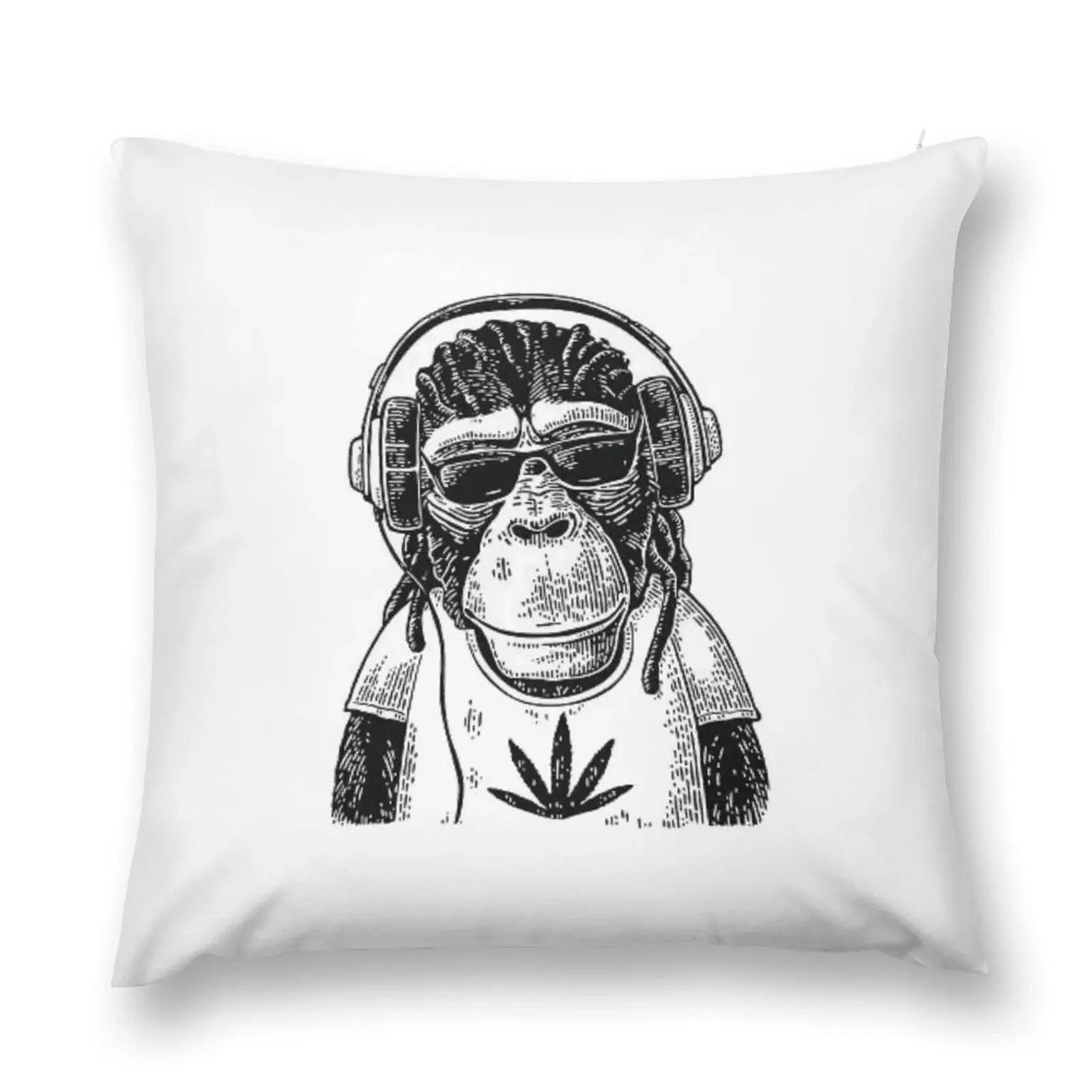 Weed monkey Throw Pillow covers for pillows Covers For Sofas Decorative Cover For Living Room pillow