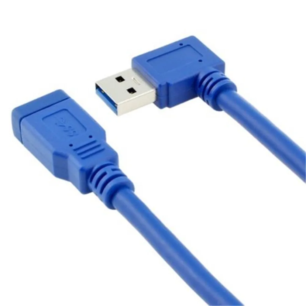 USB Cable Extension Cable Right Angle Cable Male To Female Cable USB 3.0 Cable  Male to USB 3.0 Female Extension Cable 1pcs