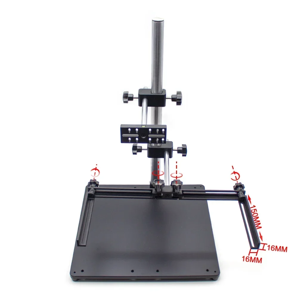 Industrial Camera Machine Vision Experiment Stand Lighting Test Holder Foldable Light Source Rack With Leveling Gauge