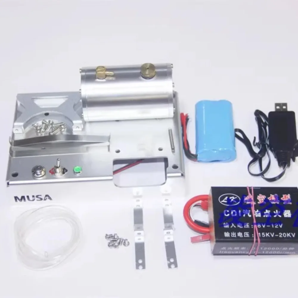 8CC Single-cylinder RC Assembly Four-stroke Metal Engine Physical Model Scientific Experiment Teaching Aid - view 6