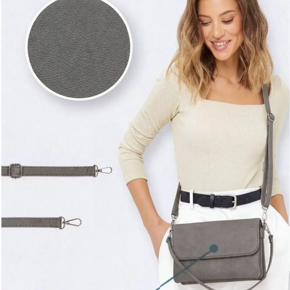 Fashion Small Square Bag Women Crossbody Shoulder Handbags Multi Pocket Practical Organizer Purse Soft PU Leather Bag