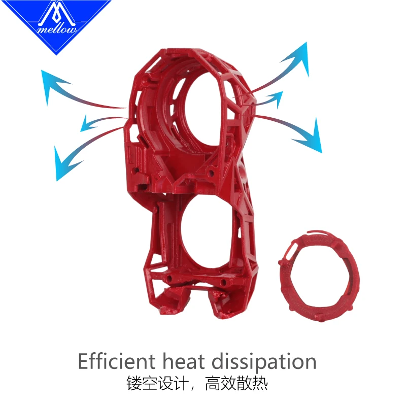 Mellow Voron 2.4 / Trident lightweight Front Cover SLA Light-curing Paint Process For 3D Printer Galileo Orbiter CW2 Extruder