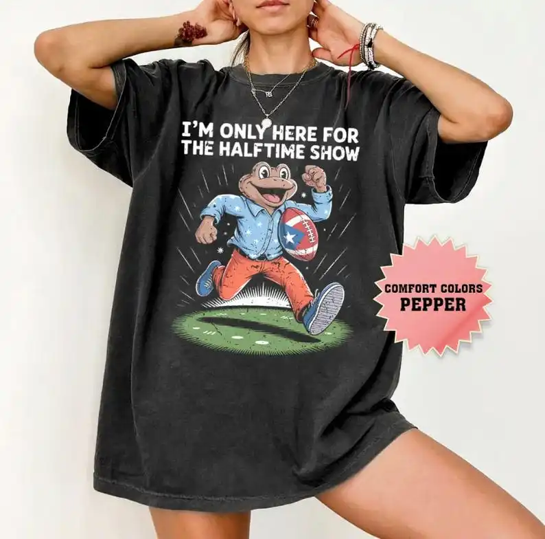 

Винтажная рубашка Benito Bowl Halftime Show V2, футбольная футболка Пуэрто-Рико, рубашка Bad Bunny Bowl Y2k, рубашки Gameday