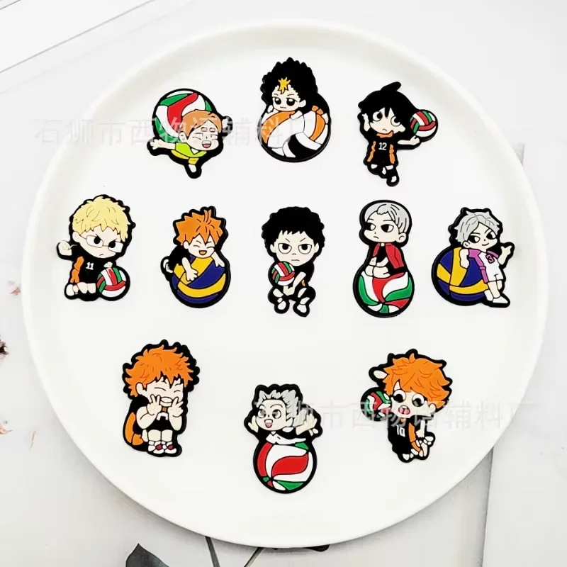 Set de accesorios PVC para zapatos Haikyuu Hinata: decoración DIY - imagen 3
