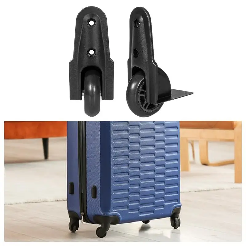 Low Noise Directional Caster Wheels for Luggage Suitcase Cart Replacement PVC Trolley Wheel Parts Lightweight Sturdy DIY