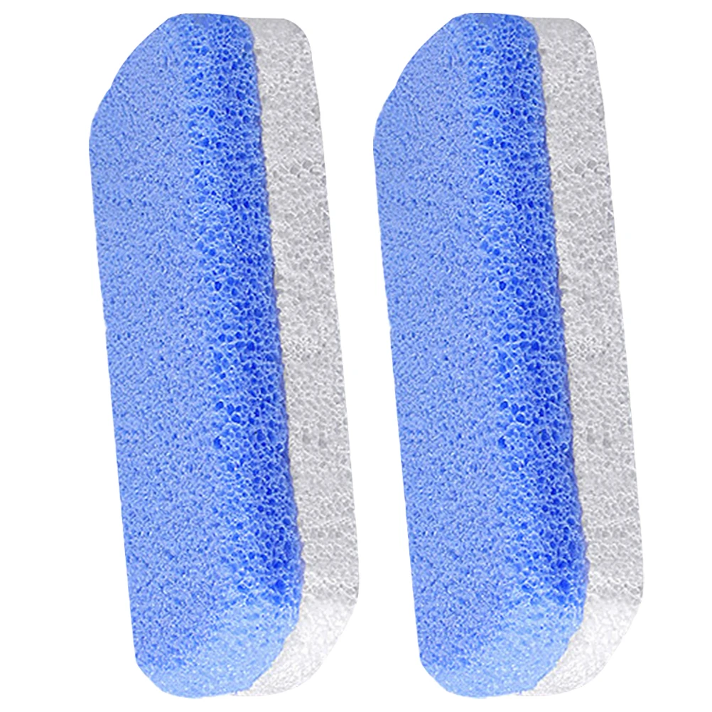 

2 Pcs Natural Pumice Stone Pedicure Tools Foam Glass Feet Scrubber Foot Files Professional
