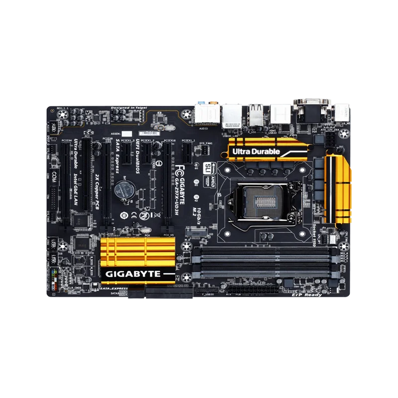جيجابايت Z97X UD3H اللوحة LGA1150 DDR3 32G M.2 + VGA + DVI + HDMI ATX