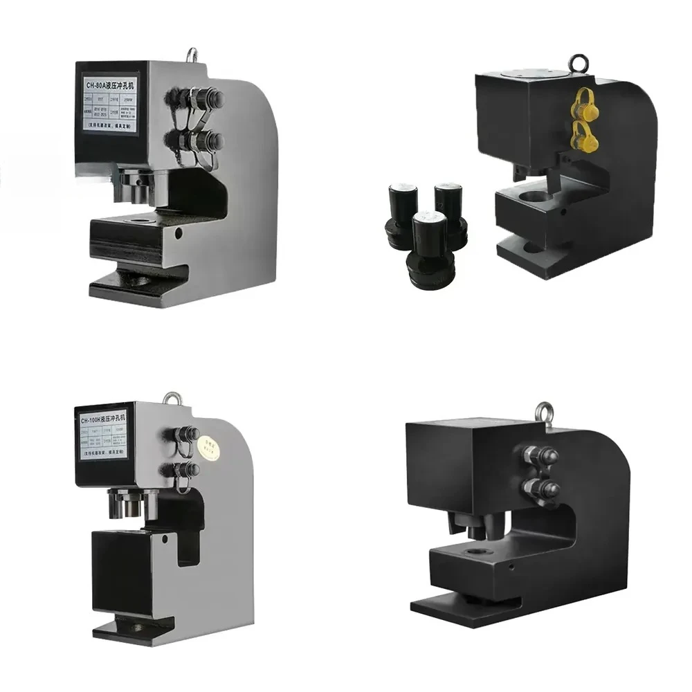 

Portable CH-100A 100 Ton Hydraulic Mini Punch Press for Steel Profile Punching