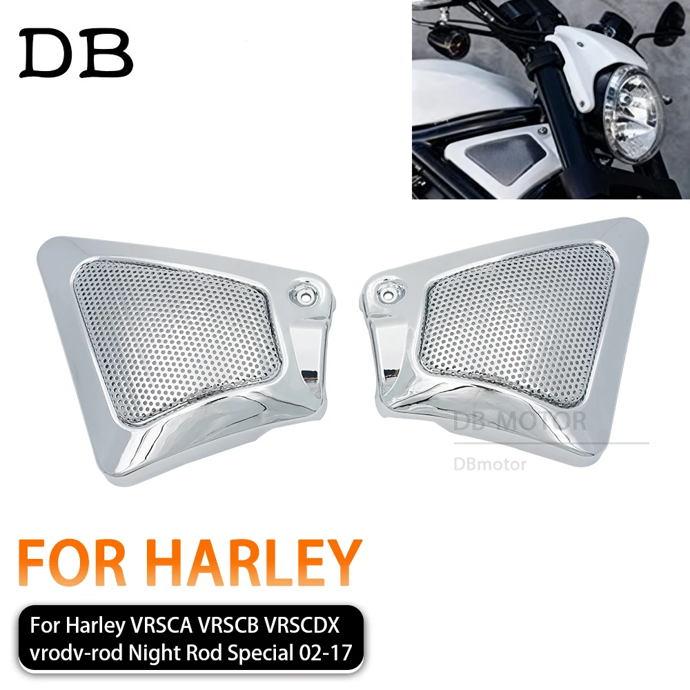 

Motorcycel Frame Neck Side Cover Guard Fit For Harley V-Rod VRSCA 2002 - 2006 & VRSCAW 2007 - 2010 & Night Rod VRSCD 2006 - 2008