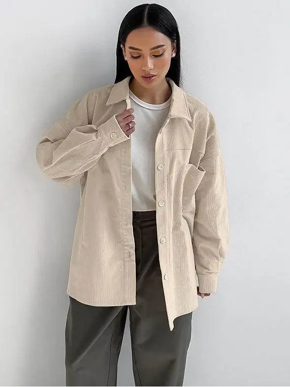

Loose Casual Long Sve irt with Mat Lapel New Men's Home Clothes Comfortable Spwear Pure Color Autumn Faion