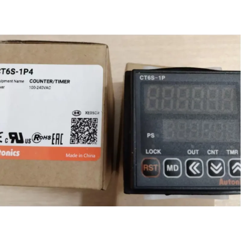 Industrial Counter Models CT4S-1P2 CT6S-1P4 CT6M-1P4 CT6M-2P4T for Control and Automation System Applications