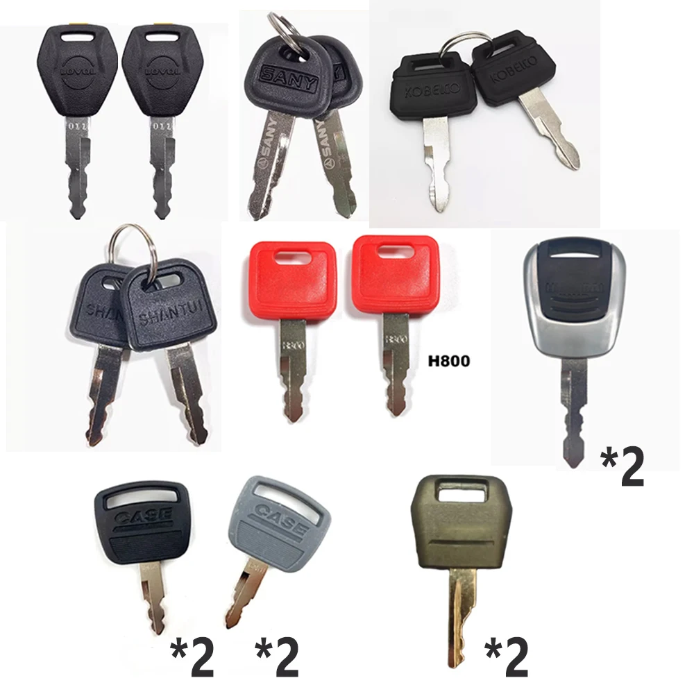 

excavator key For lovol 011 For sany FOR KobelcoFor shantui For case For hyundaivs key