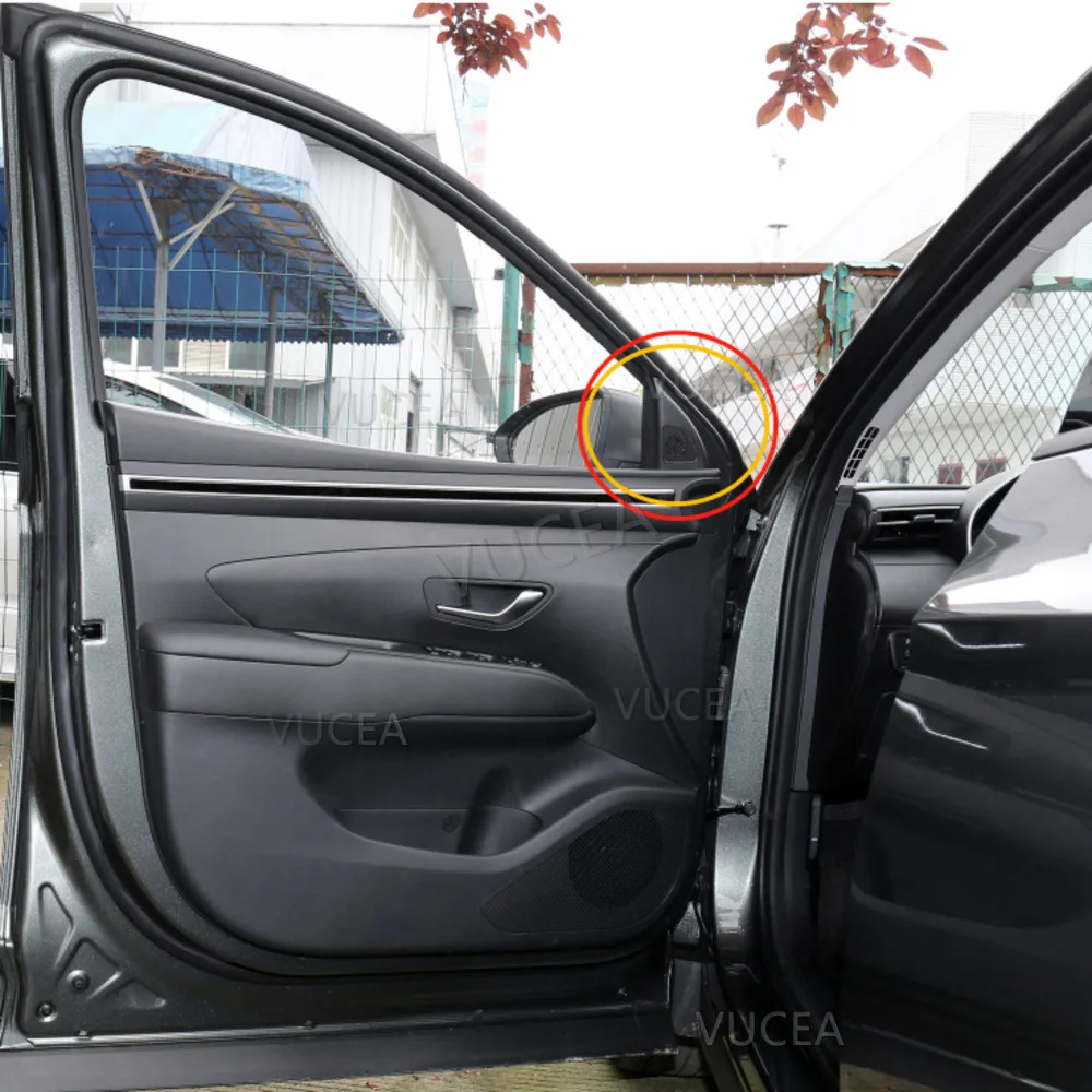Pair Front Triangle Head Tweeter Speaker With Wire Car Tweeter Audio Trumpet Speakers Tweeter For Hyundai Tucson NX4 2021 - 2022 view 6