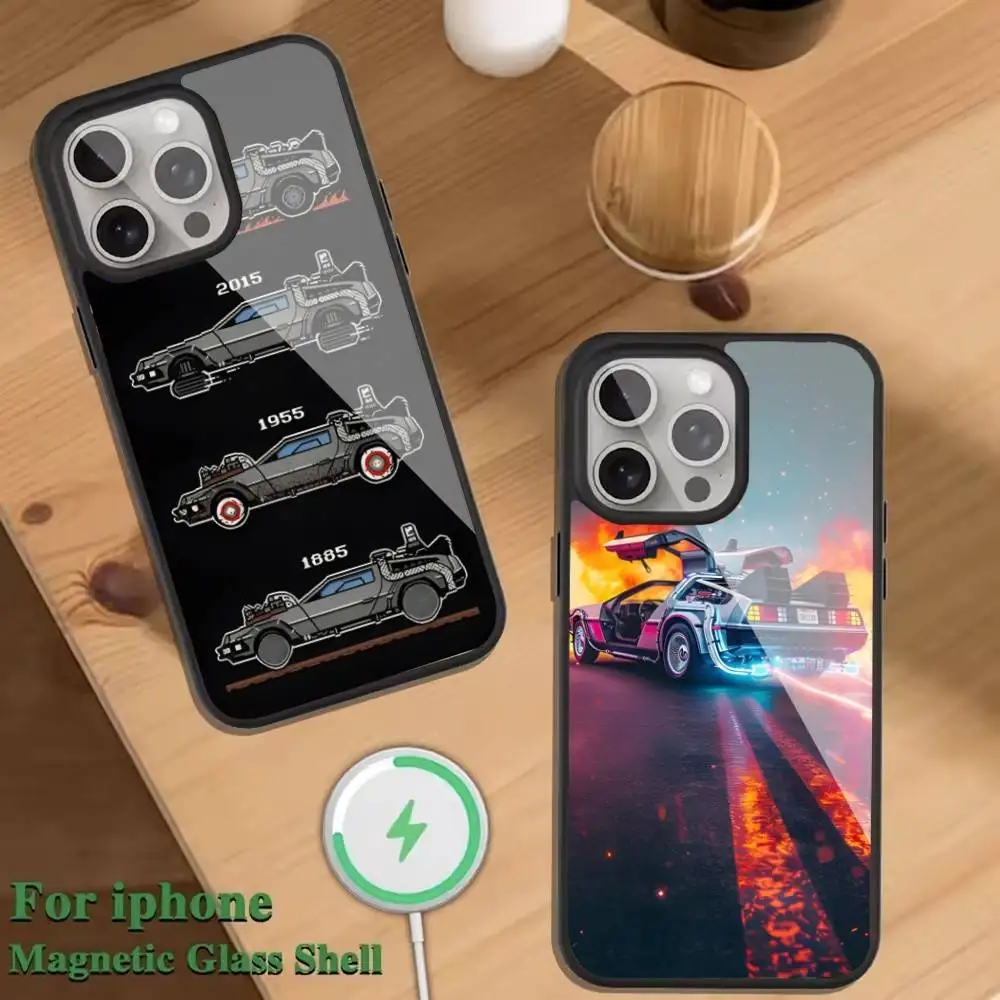 

Movie Back The F-Future Phone Case For Magnetic Wireless Charge Cover For iphone 16 15 14 13 12 11 Pro Max Plus Coque