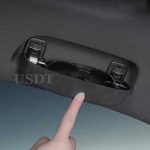 Italian Suede Sun Glasses Storage Box Glasses Case Holder Grab Handle For BMW 1 3 4 5 7 Series X1 X2 X3 X4 X5 X6 X7 6GT