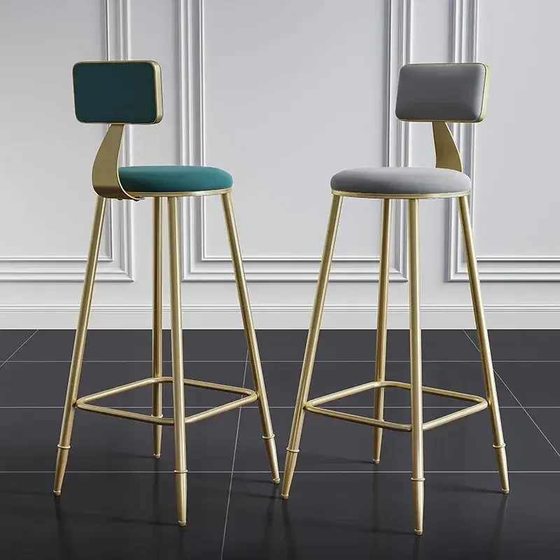 Europäischen Moderne Metall Barhocker Luxus Gold Küche Tragbare Barhocker Nordic Stil Wohnzimmer Cadeira Hotel Möbel