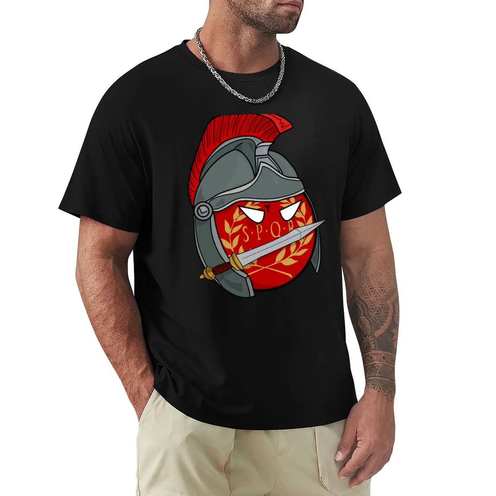 

Polandball - Roman Empireball T-Shirt baggy shirts boys whites men t shirt