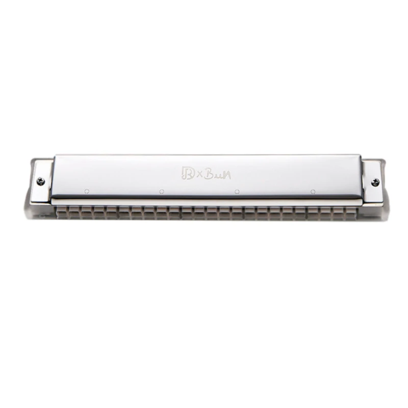 

JDR Harmonica, Tremolo 24 Holes Harp, Prefessional Armonica, Transparent ABS Comb, Harmonica Key of C D 24, Musical Instrumentos